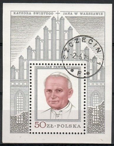 Znaczek Polska 1979 Mi abo bl 76B1 Fi bl 106b B1-a Stemplowane