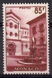 Znaczek Monako 1959 Mi 620 Czyste **