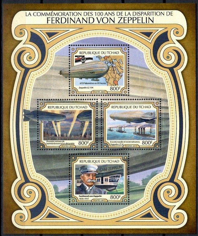Znaczek Czad 2017 Mi ark 3011-3014 Czyste **