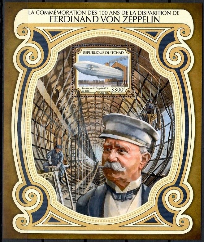 Znaczek Czad 2017 Mi bl 702 Czyste **