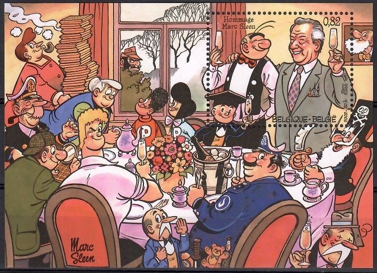 Znaczek Belgia 2002 Mi bl 86 Czyste **