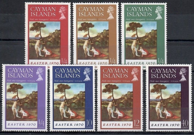Znaczek Kajmany 1970 Mi 250-256 Czyste **