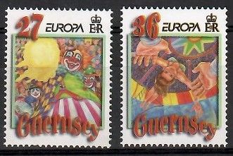 Znaczek Guernsey 2002 Mi 914-915 Czyste **