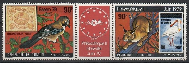 Znaczek Dżibuti 1978 Mi 234-235 Czyste **