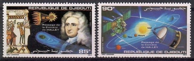 Znaczek Dżibuti 1986 Mi 459-460 Czyste **