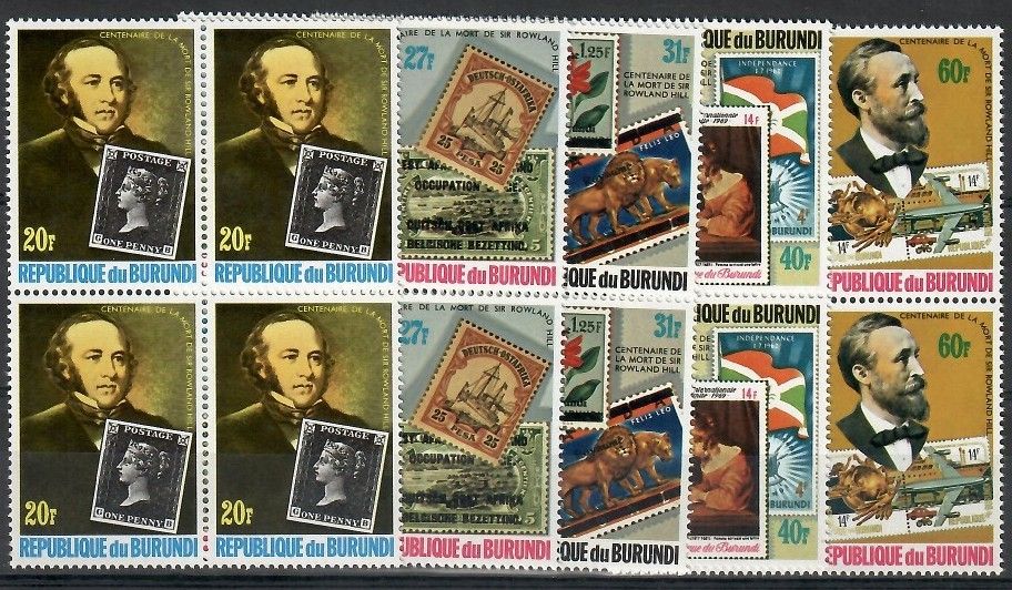 Znaczek Burundi 1979 Mi 1522-1526 Czyste **
