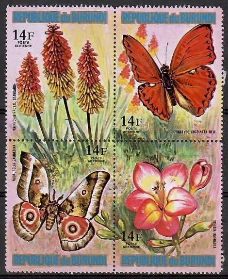 Znaczek Burundi 1973 Mi 991-994 Czyste **