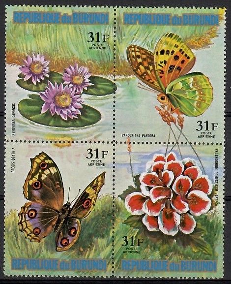 Znaczek Burundi 1973 Mi 1007-1010 Czyste **