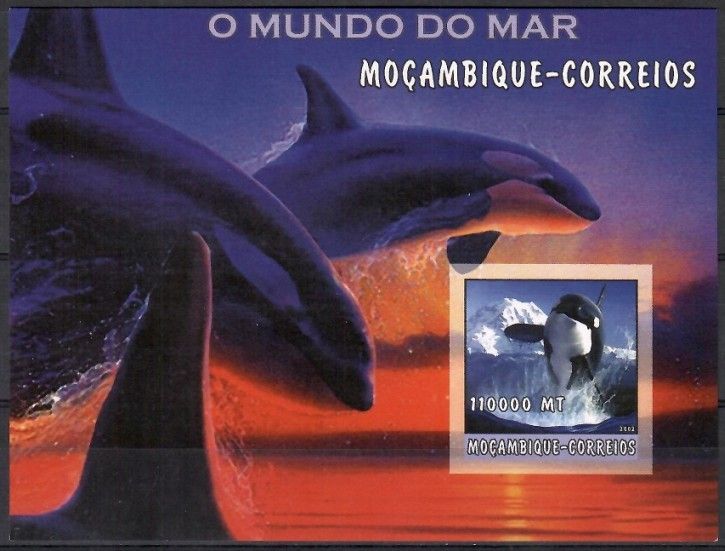 Znaczek Mozambik 2002 Mi bl 188B Czyste **
