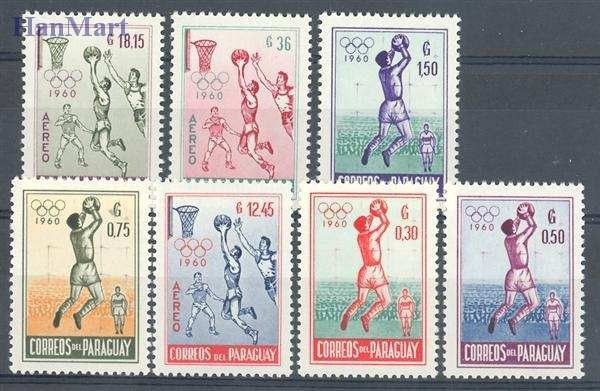 Znaczek Paragwaj 1960 Mi 834-840 Czyste **