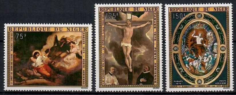 Znaczek Niger 1975 Mi 457-459 Czyste **