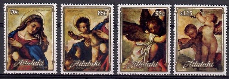 Znaczek Aitutaki 1989 Mi 658-661 Czyste **