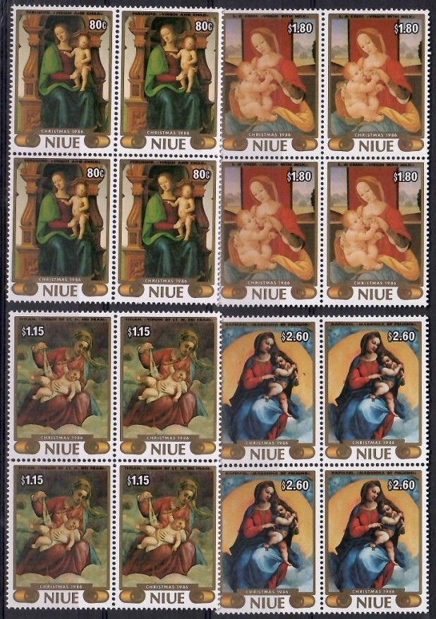 Znaczek Niue 1986 Mi 681-684 Czyste **