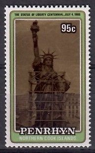 Znaczek Penrhyn 1986 Mi 445 Czyste **