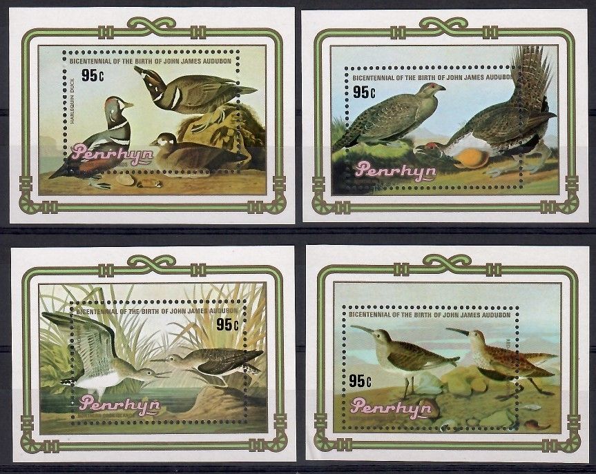 Znaczek Penrhyn 1985 Mi bl 62-65 Czyste **