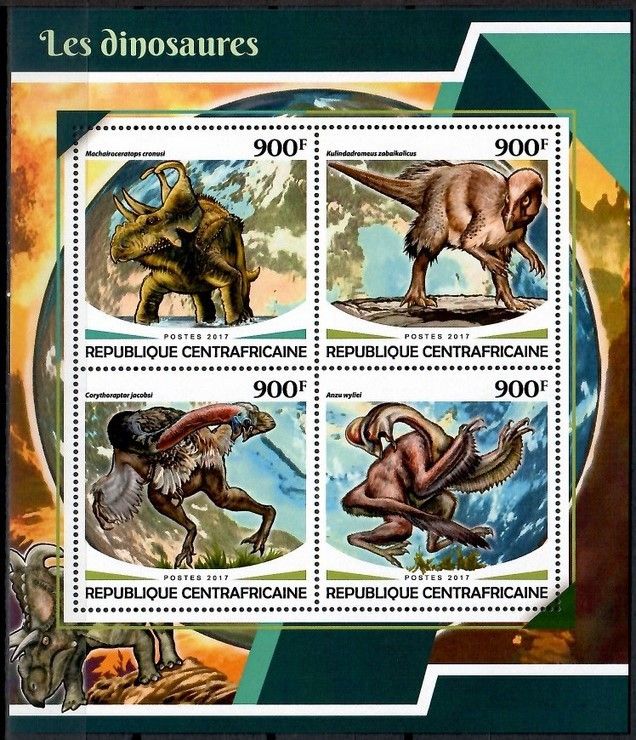 Znaczek Republika Środkowoafrykańska 2017 Mi ark 7335-7338 Czyste **