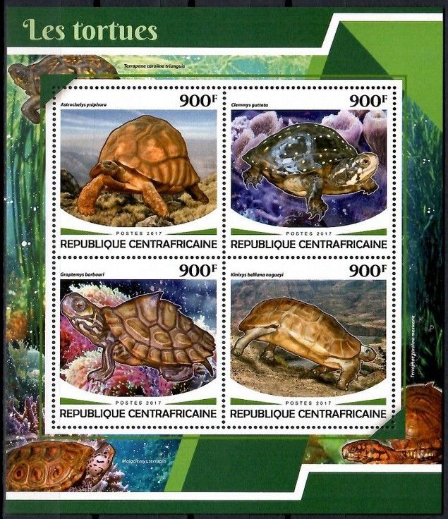 Znaczek Republika Środkowoafrykańska 2017 Mi ark 7340-7343 Czyste **