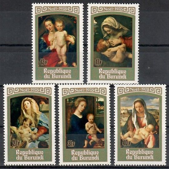 Znaczek Burundi 1979 Mi 1468-1472 Czyste **