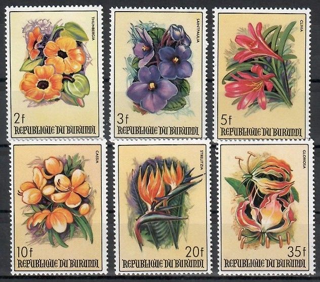 Znaczek Burundi 1986 Mi 1672-1677 Czyste **