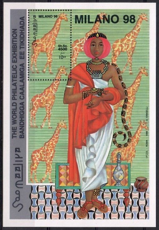 Znaczek Somalia 1998 Mi bl 49 Czyste **