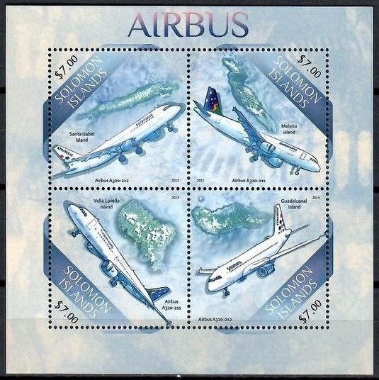 Znaczek Wyspy Salomona 2013 Mi ark 2057-2060 Czyste **