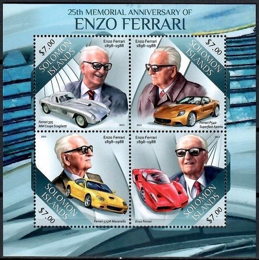 Znaczek Wyspy Salomona 2013 Mi ark 2072-2075 Czyste **