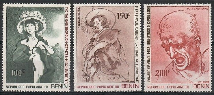 Znaczek Benin 1977 Mi 106-108 Czyste **