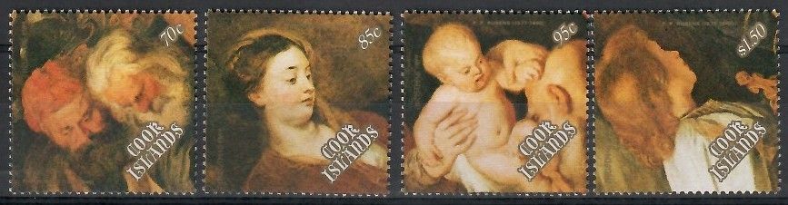 Znaczek Wyspy Cooka 1989 Mi 1286-1289 Czyste **