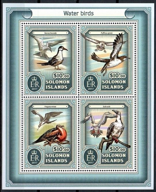 Znaczek Wyspy Salomona 2017 Mi ark 4260-4263 Czyste **