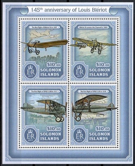 Znaczek Wyspy Salomona 2017 Mi ark 4295-4298 Czyste **