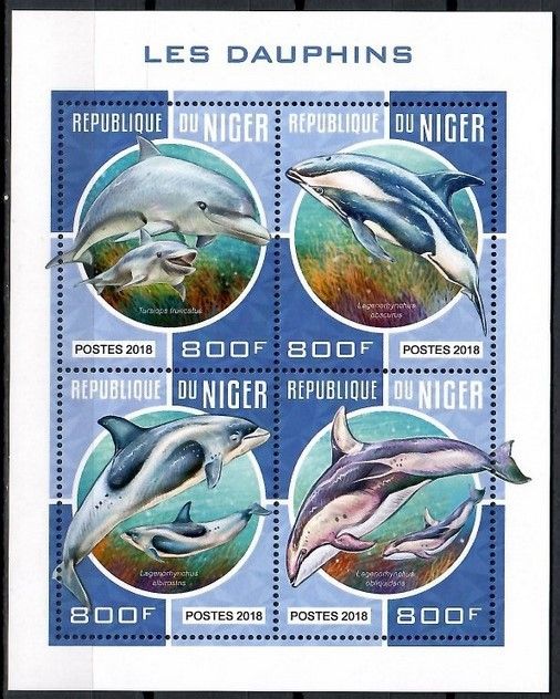 Znaczek Niger 2018 Mi ark 5638-5641 Czyste **