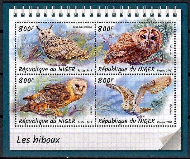 Znaczek Niger 2018 Mi ark 5763-5766 Czyste **