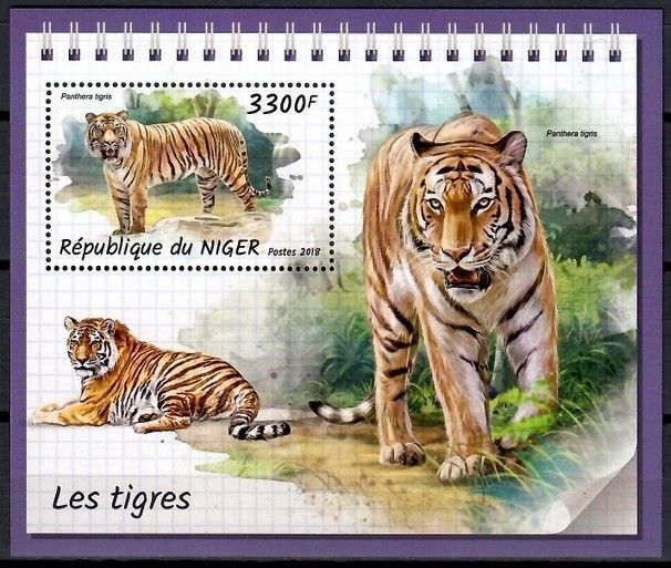 Znaczek Niger 2018 Mi bl 856 Czyste **
