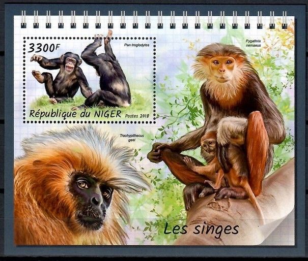 Znaczek Niger 2018 Mi bl 857 Czyste **