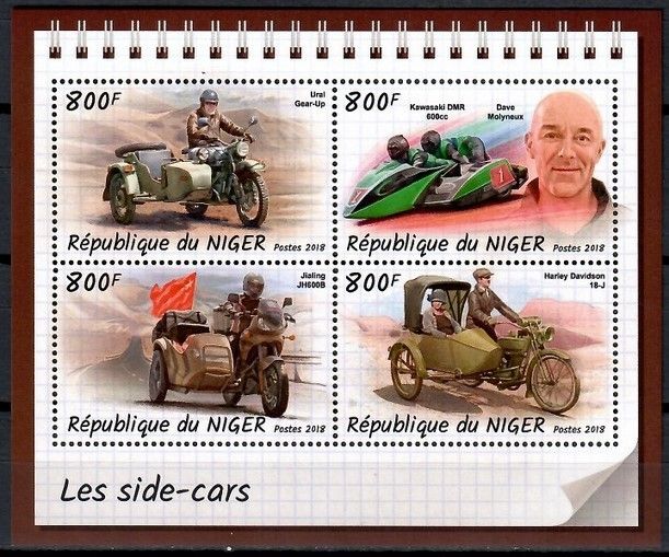 Znaczek Niger 2018 Mi ark 5818-5821 Czyste **