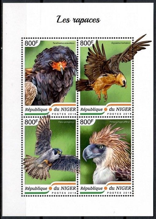 Znaczek Niger 2018 Mi ark 5878-5881 Czyste **