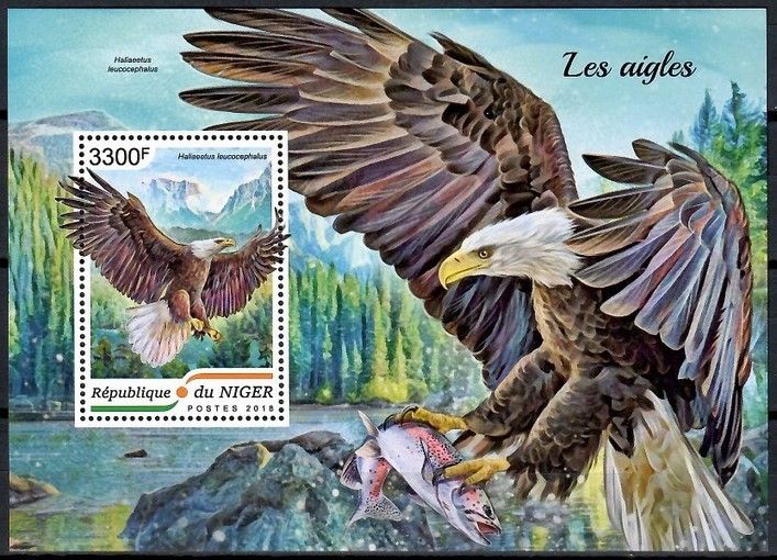 Znaczek Niger 2018 Mi bl 878 Czyste **