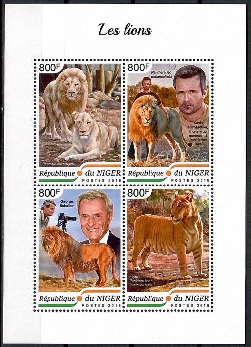 Znaczek Niger 2018 Mi ark 5893-5896 Czyste **
