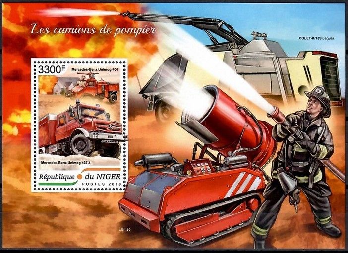 Znaczek Niger 2018 Mi bl 885 Czyste **