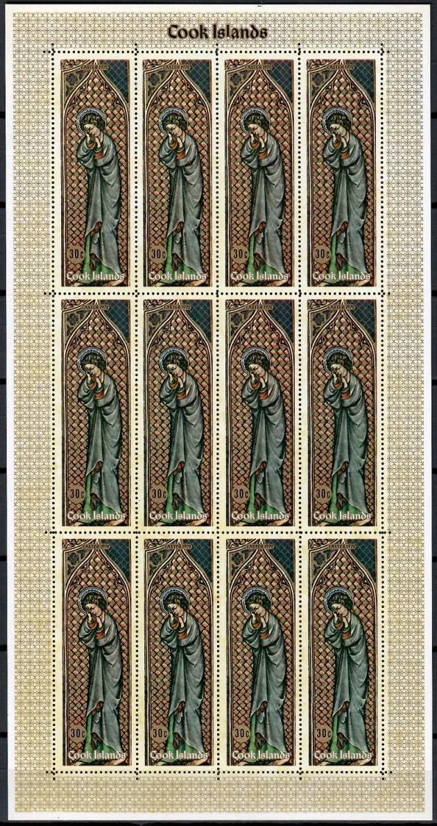 Znaczek  Wyspy Cooka 1972 Mi ark 294-296 Czyste **