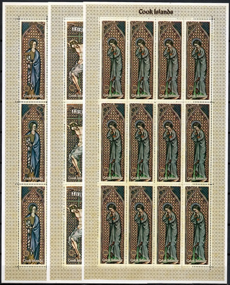 Znaczek  Wyspy Cooka 1972 Mi ark 294-296 Czyste **