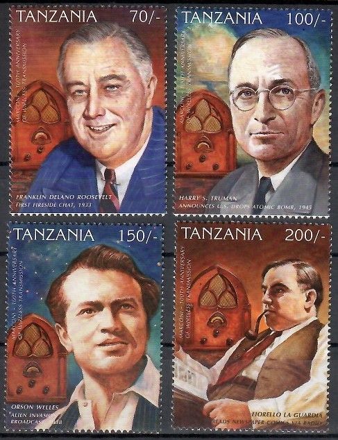 Znaczek Tanzania 1996 Mi 2449-2452 Czyste **