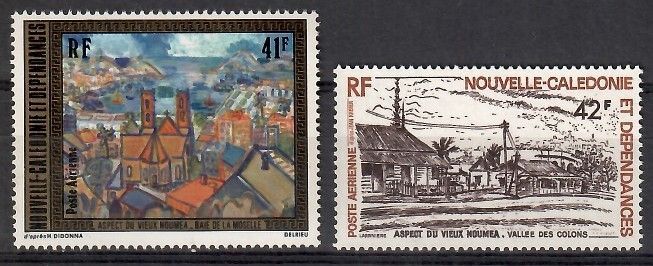 Znaczek Nowa Kaledonia 1977 Mi 604-605 Czyste **