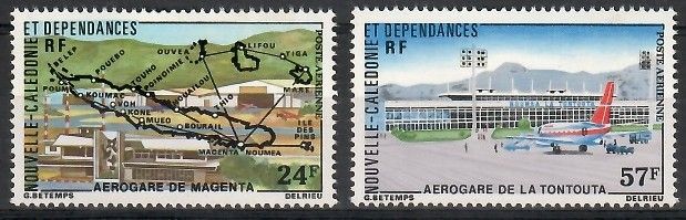 Znaczek Nowa Kaledonia 1977 Mi 600-601 Czyste **