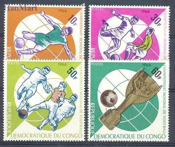 Znaczek Kongo Kinszasa / Zair 1966 Mi 271-274 Czyste **