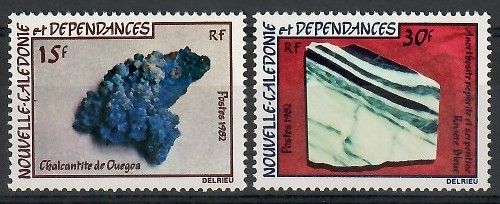 Znaczek Nowa Kaledonia 1982 Mi 685-686 Czyste **
