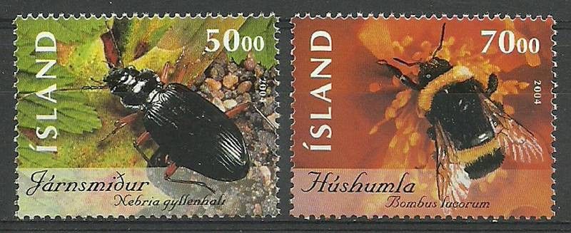 Znaczek Islandia 2004 Mi 1075-1076 Czyste **