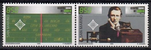 Znaczek San Marino 1995 Mi 1615-1616 Czyste **