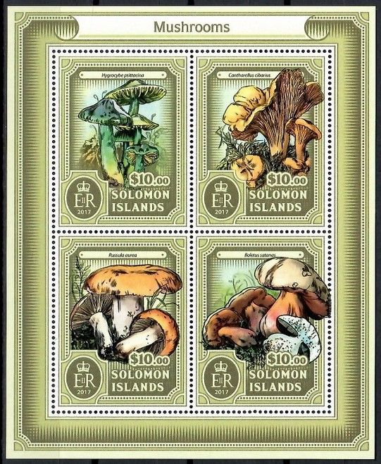 Znaczek Wyspy Salomona 2017 Mi ark 4 376-4379 Czyste **