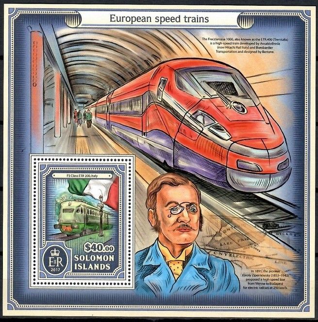 Znaczek Wyspy Salomona 2017 Mi bl 635 Czyste **